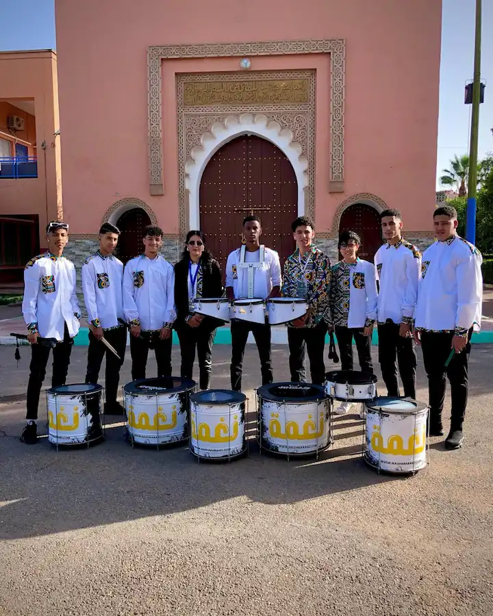 Instruments de percussion de Naghma Band